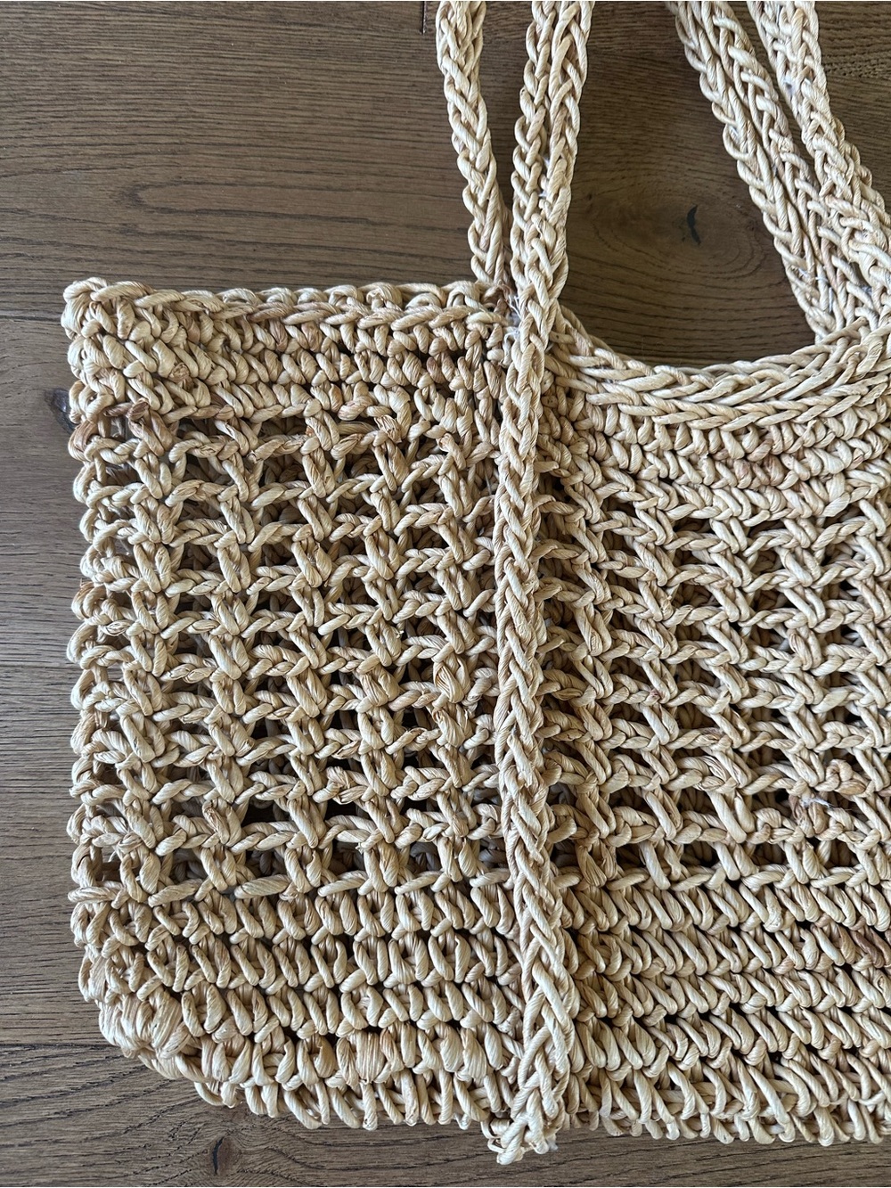 Vintage Natural Woven Summer Bag - Picture 2 of 6